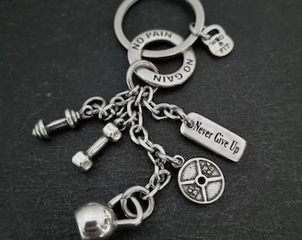 Gym Keychain Kettlebell Workout gift - Custom Gift · Personalised gift - Gym Motivation-Gym Gifts- Bodybuilding · Fitness Gifts - Wod & Fit