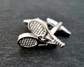Cuff links Paddle Racket Tennis Gift · Paddle gift · Paddle Racket · Paddle Team · Cuflinks Tennis - Gift for the groom - Gift for dad