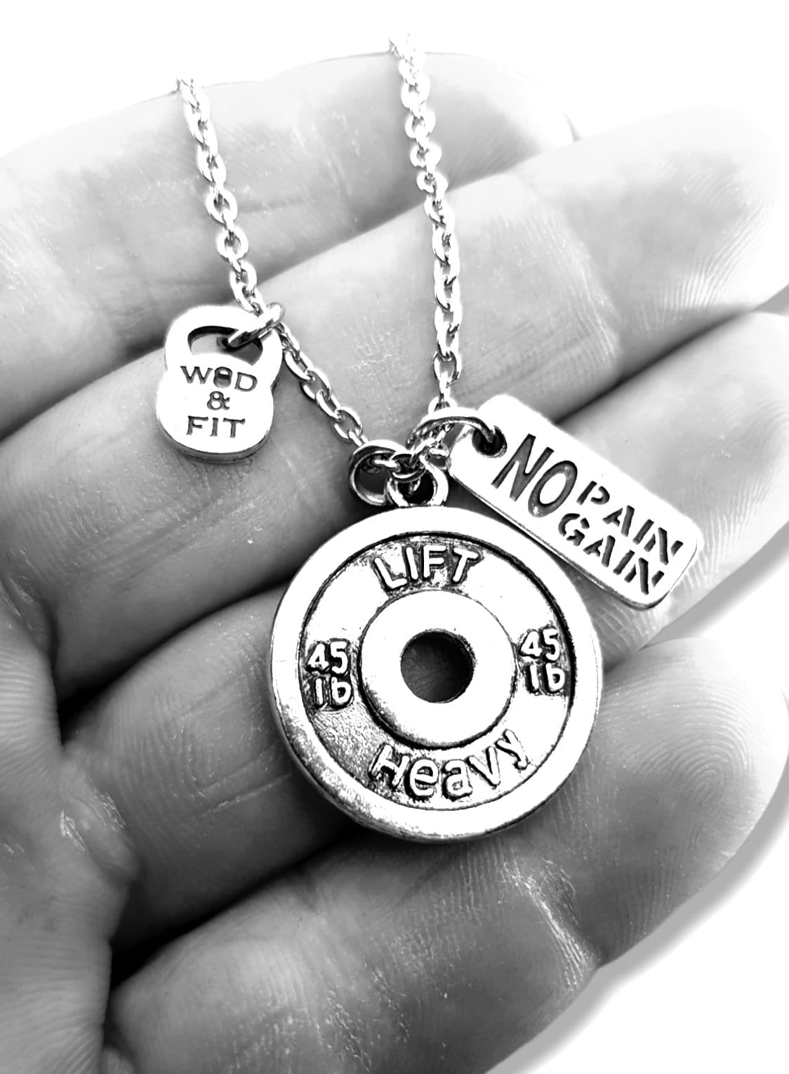 Personalized Bodybuilder Gifts~ Weightlifting Bodybuilding Weight Loss  Necklace