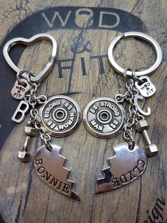 Portachiavi Innamorati Coppia, Ciondolo In Acciaio Con Scritta 'Il Mio Posto Preferito è Al Tuo Fianco', Regalo Fidanzata Fidanzato