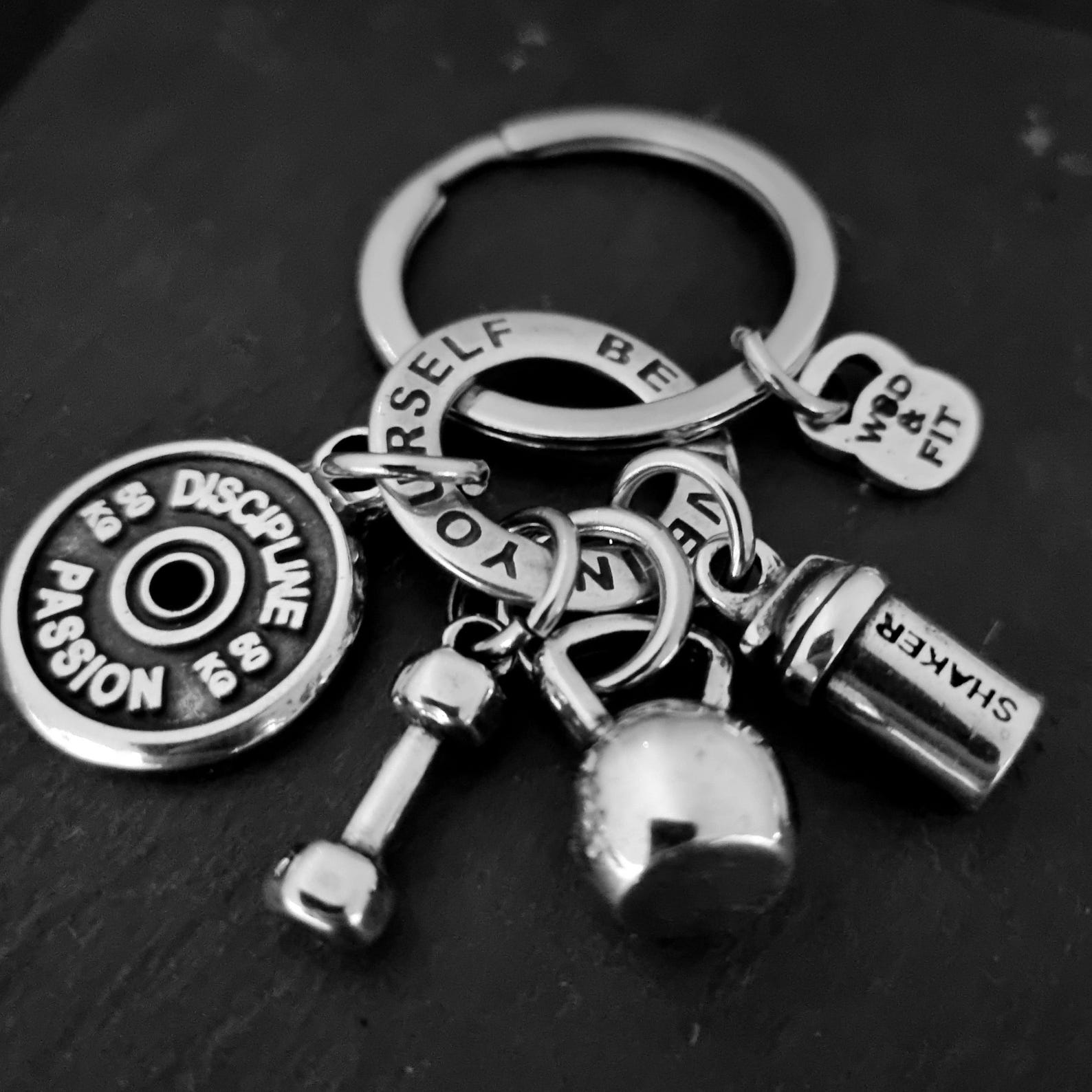 Gym Keychain AMRAP Shaker Kettlebell - Fitness Gifts · GYM Jewels ...