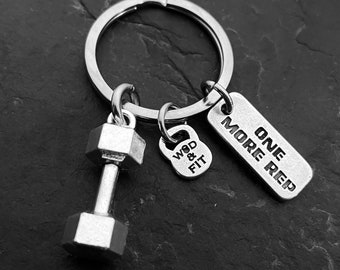 Custom Key ring Kettlebell · Personalized Gift · Bff Gifts · I am enough · Cocah Gift · Crosstraining · Birthday gifts·Weight loss Wod & Fit