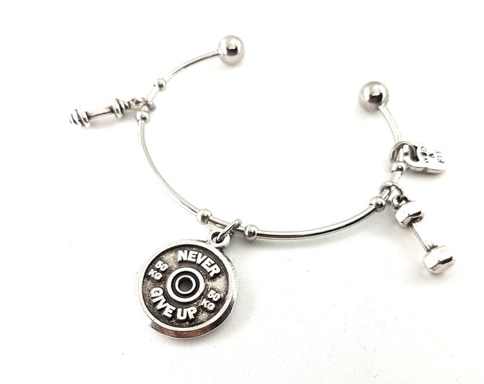 Gym Bracelet Complex Workout. Fitness bracelet - Exercise gift - Gym gifts - unisex bracelet - Weightlifting - Trainer gift by Wod & Fit