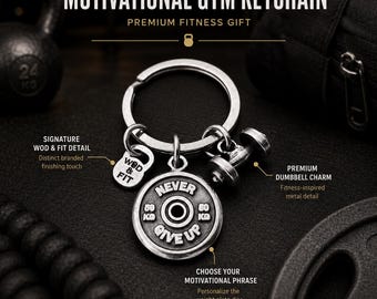 Gym Custom KeyRing Shoulder Workout · Personalized Gift · Boyfriend gift · Coach Gift · Bff Gifts · Gym Jewels · Fitness Gifts ·  Wod & Fit