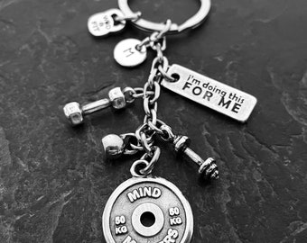 Gym Custom Keychain MIND MATTERS Workout Gifts · Personalized Gift · Boyfriend Gift · Dad Gift · Girlfriend Gift · BFF Gifts ·Gym  Wod & Fit