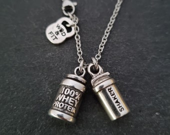 Gym Necklace Bodybuilding Whey Protein  Motivation Gift · Gym Gifts · Boyfriend Gift · Fitness Gifts · Bff Gifts · weight loss · Wod & Fit