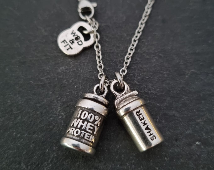 Gym Necklace Bodybuilding Whey Protein  Motivation Gift · Gym Gifts · Boyfriend Gift · Fitness Gifts · Bff Gifts · weight loss · Wod & Fit