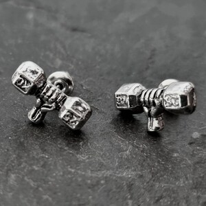 Gym Earrings Dumbbell 25kg ·Girlfriend Gift· gift ideas for women ·Mom Gift ·BFF Gifts · Fitness Earrings· Wife Gift · Sister gift·Wod & Fit
