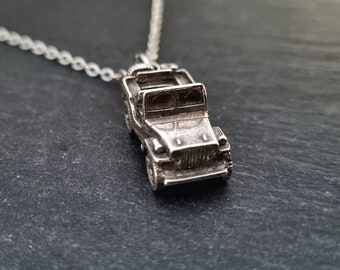 Necklace Girl Offroad - I Love offroad - Wrangler  -JK - gifts for offroad lovers- vintage Gift - Gift for Girlfriend · Necklace for girl