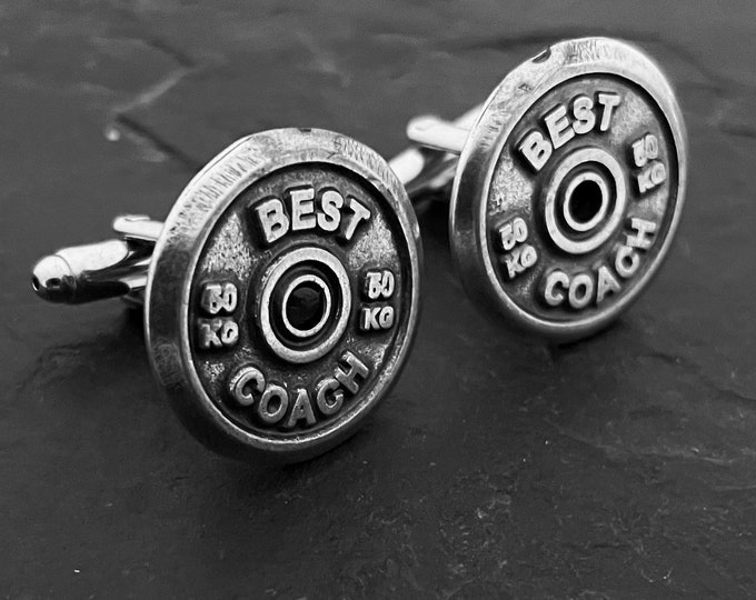 Gym Cufflinks Motivation Weight Plate Barbell Workout Gifts · Weightlifting · Bodybuilding Gift · Custom cufflinks · Gym Gifts ·Wod & Fit
