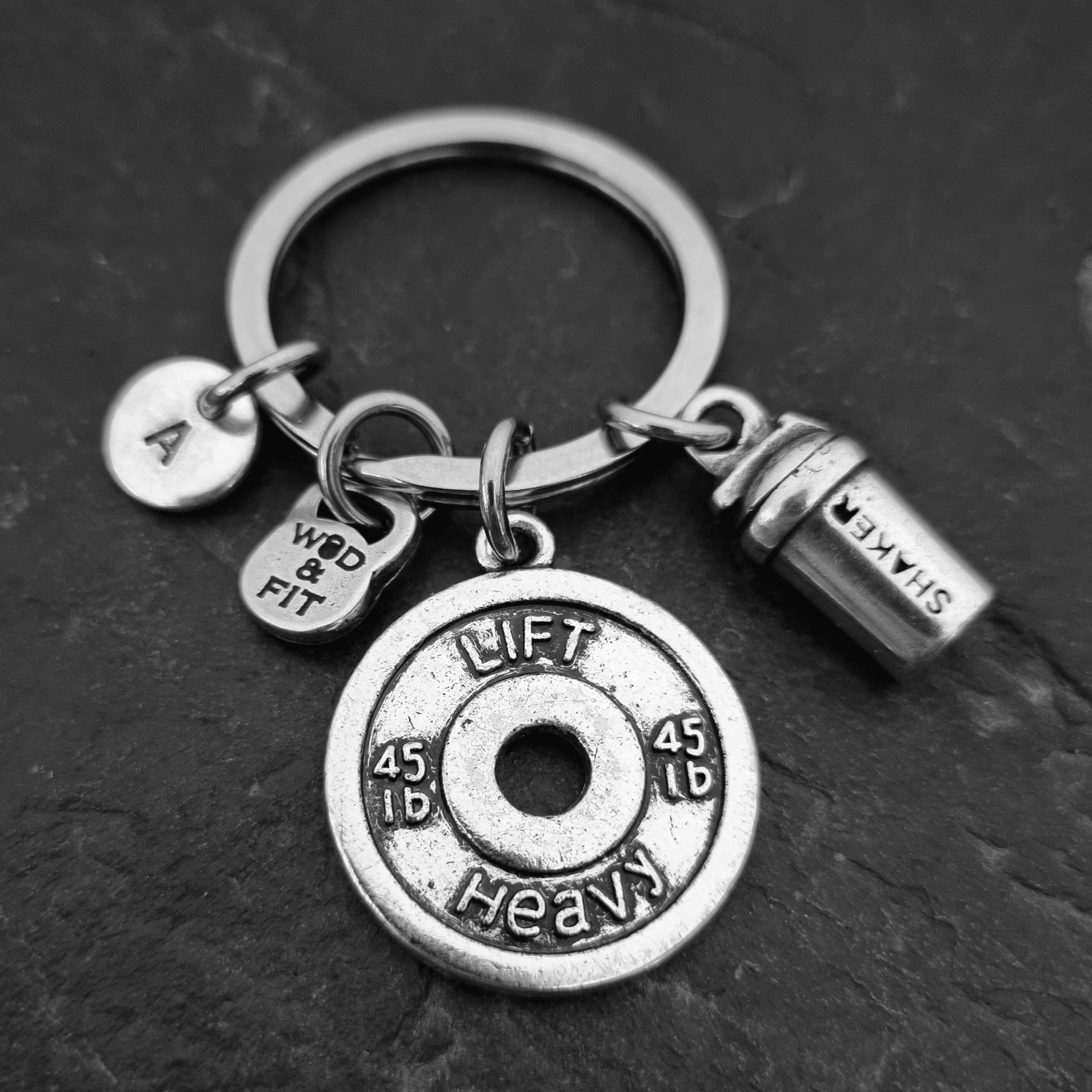 Workout Gift Keychain Fitness Gift Key Rings Bodybuilder Gifts