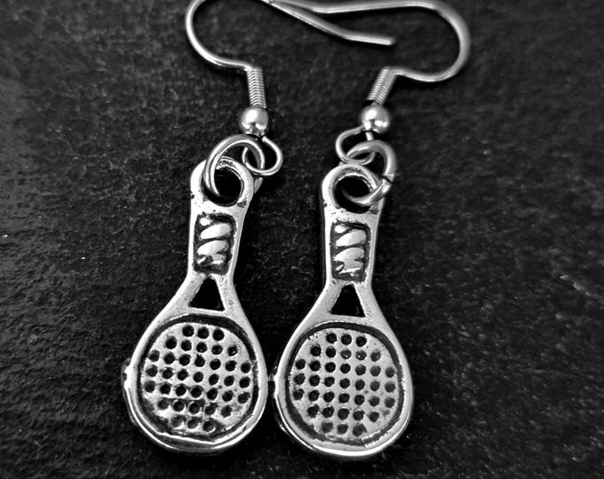 Padel Earrings Padel Tennis Gift for Padel Lover -Gift for Padel -Padel Tennis Woman -Paddle tennis Gift- Padel Pendant - Wod & Fit