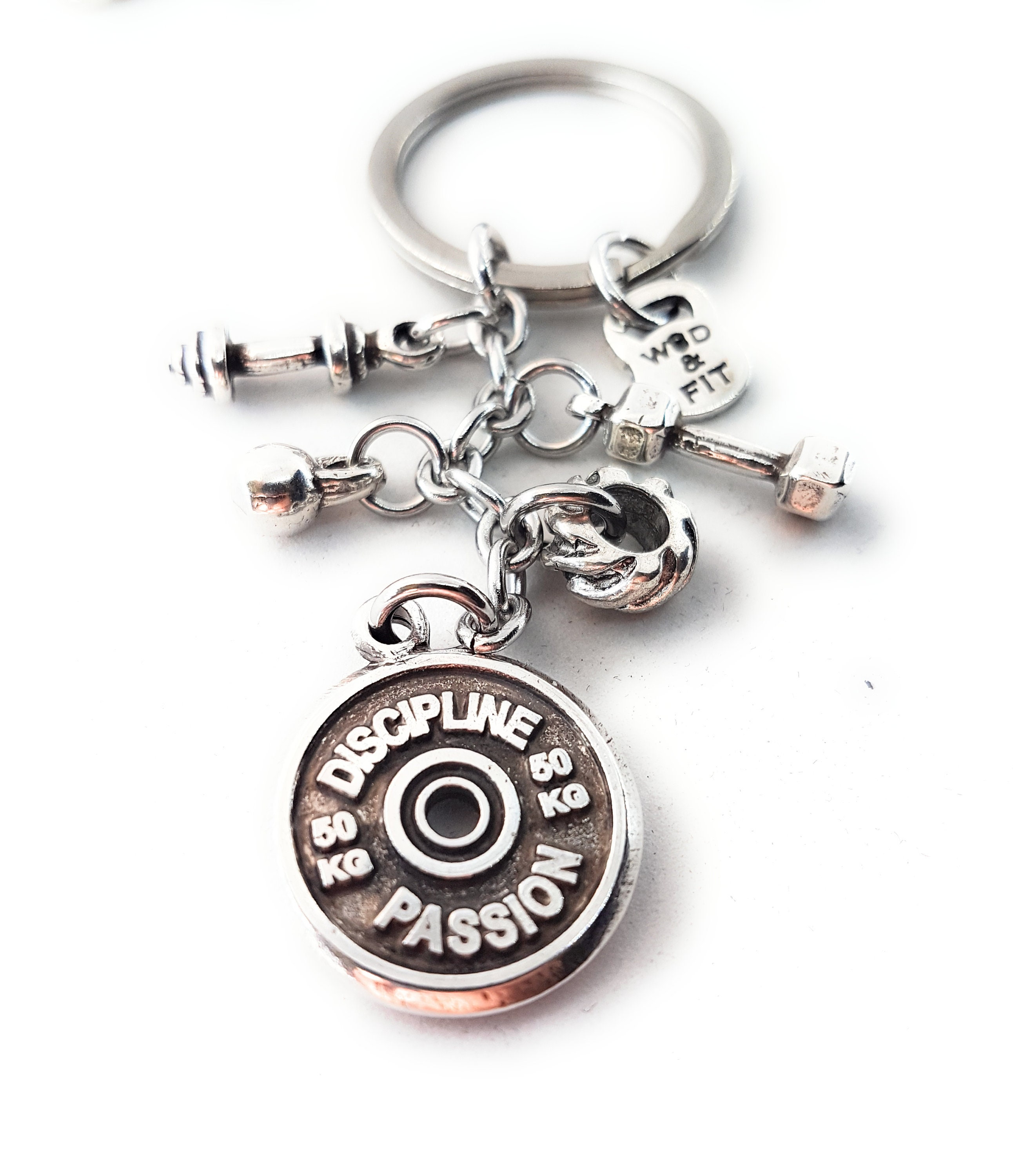 Gym Rat Keychain Gym Keychain Fitness Keychain 