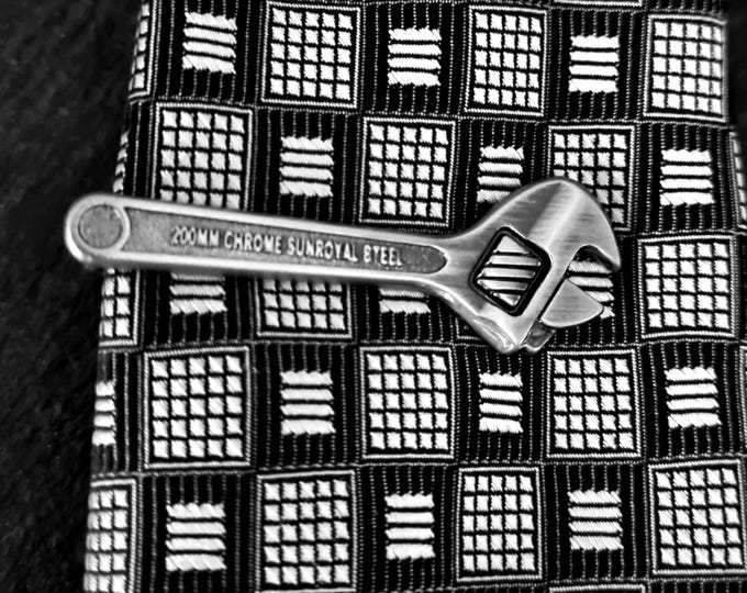 A unique and stylish tie clip designed especially for mechanics and tool lovers Mechanic Tie Bar – Tool Accessory for Men Gift Tie Clip