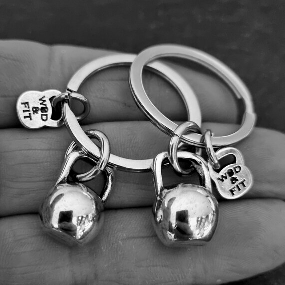 Gym Keychain BIG Kettlebell Fitness Gift Gym Jewels BFF Gifts bodybuilding Gym Motivation GYM Gifts Crosstraining Giftwod Fit Etsy UK