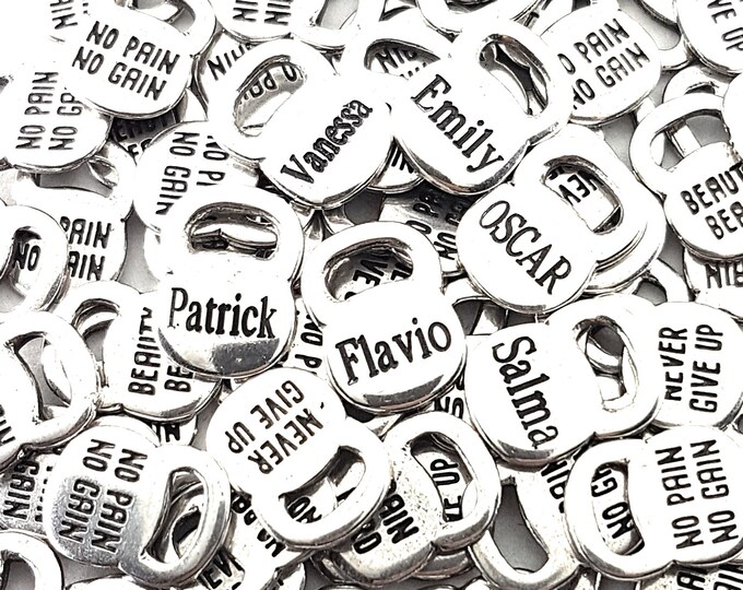 Gym Gifts Custom charm Kettlebell Workout Gifts · initial charm · Name charm · Fitness Charms · Bodybuilding · Crosstraining ·Wod & Fit