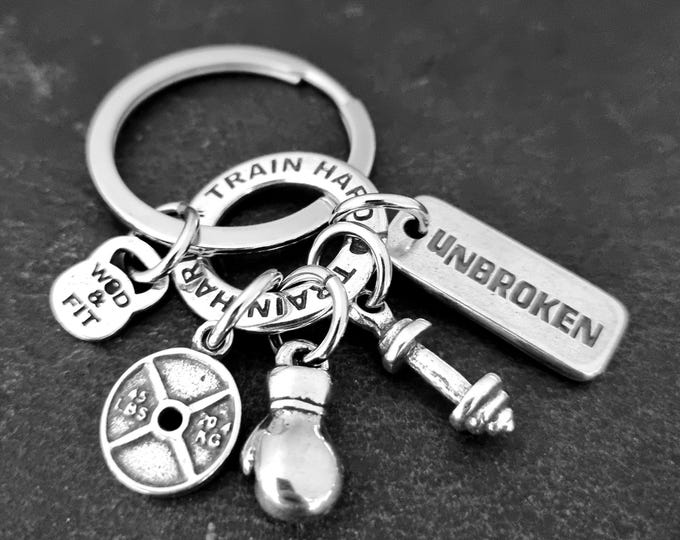 Personalised Boxing Keyring - Boxing Gloves Gift - Motivation Gift -Boxing- Personalised gift- Name Gift -Boxing Gifts- UFC Gift - Wod & Fit