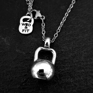 Gym Necklace Kettlebell Workout Gifts · Fitness Necklace · Coach Gift · Gym Jewels · Bodybuilding · Crosstraining · Bff Gifts ·GYM·Wod & Fit