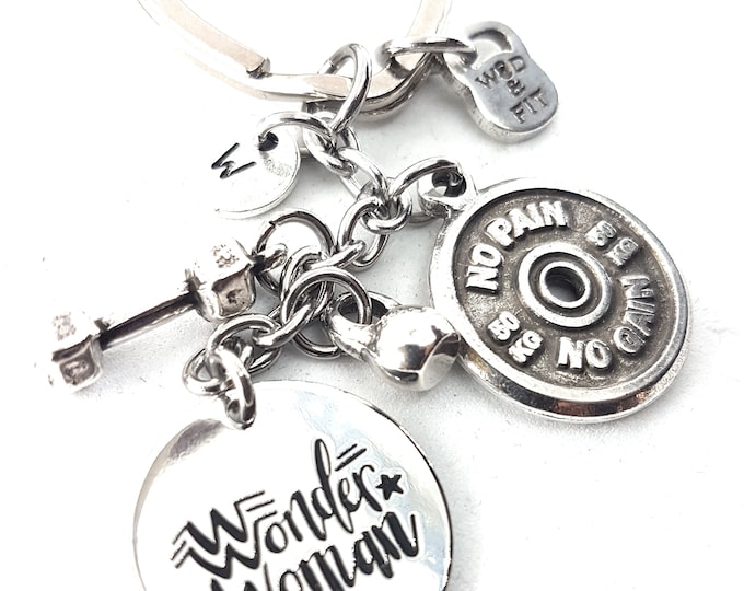 Unique Weight Plate Keychain - A Thoughtful and Stylish Present for the Women Who Lift and Inspire! Girlfriend gift - Best Mom Wod & Fit