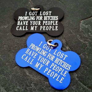 Grande plaque en aluminium en forme d'os 51 x 36 mm, gravure non laser - Plaque personnalisable - Message/dessin/logo personnel - Carte d'identité pour chien