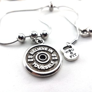 Bracelet Gym Girl Workout · Girlfriend Gift · Fitness Bracelet · Crosstraining · Custom jewelry · Girlfriend Gift · Gift for Mom · Wod & Fit