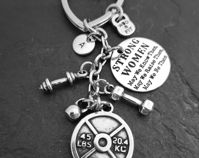 Custom Woman Keychain Weight Plate 45lbs Custom Gifts - Gift For Women · BFF Gifts · Name Keychain · Mom Gift · Girlfriend Gift · Wod & Fit