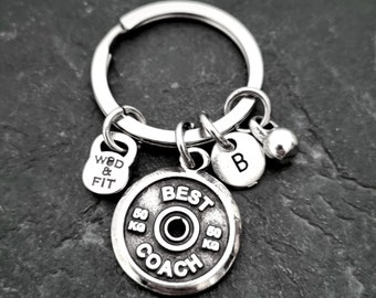 Gym Keychain Jordan Kettlebell Workout Gift · Motivation Weigth Plate · Gym Gift · Coach Gift · BFF Gifts · Weight Lifting · Sport Wod & Fit