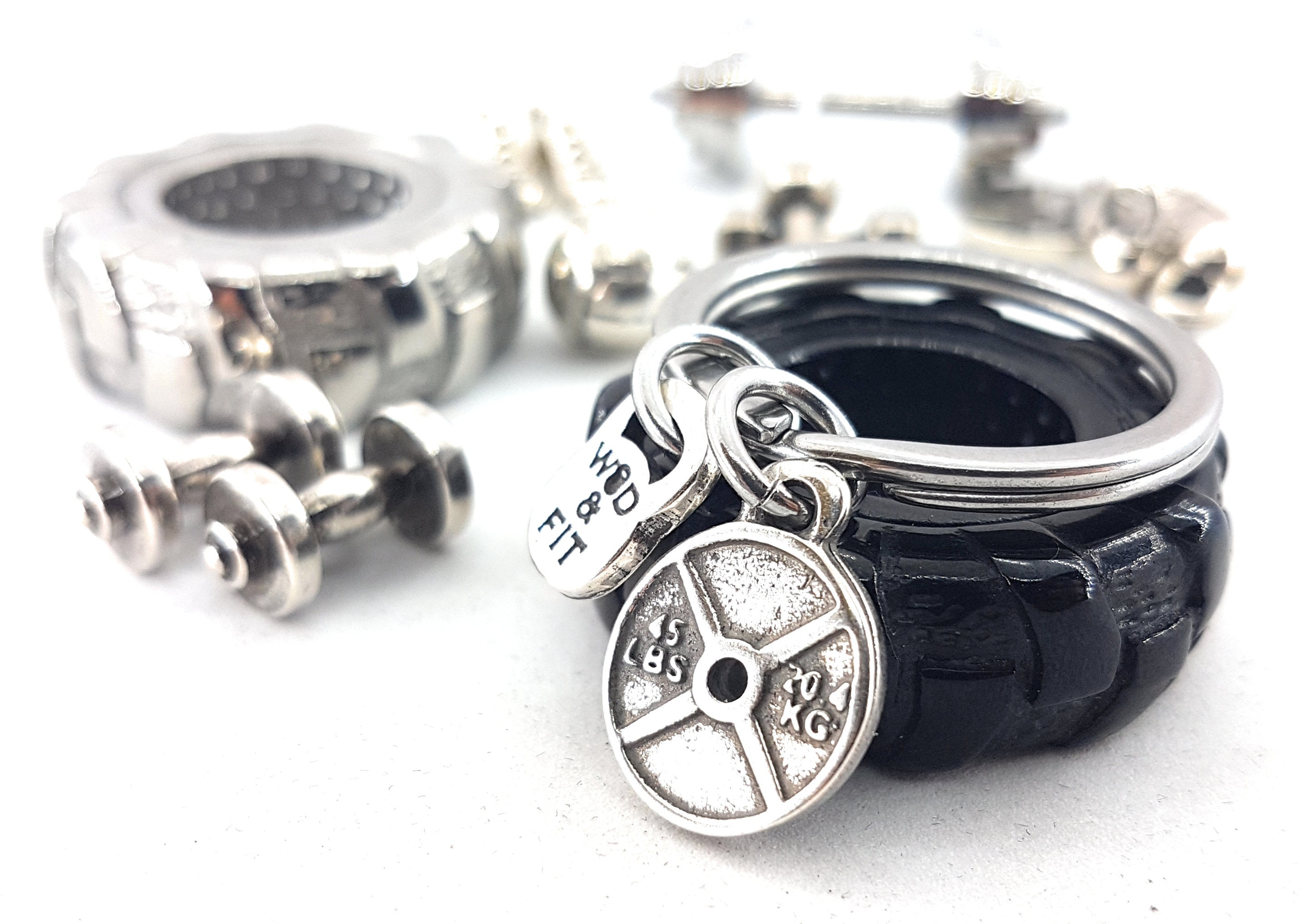 Keychain Weight Plate 45/25lbs.Weightlifting,Bodybuilding Jewels,Coach