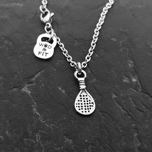 Necklace Padel Small Padel Pad Gift for Padel Lover- Padel gift -Gift for Padel -Padel Tennis Woman - Paddle tennis Gift- Woman Earrings