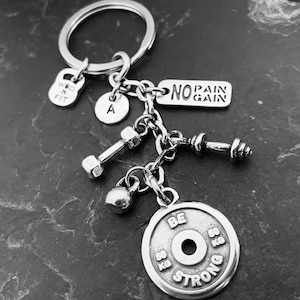 Llavero Gimnasio BE STRONG · Weight Lifting · Motivación · Regalo Fitness · Regalo Gimnasio · Culturista · GYM · Regalo Entrenador Wod & Fit