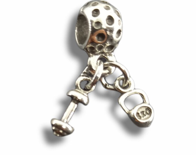 Gym Charms Bracelt Dumbbell Kettlebell Bracelet Charm - Fitness Girl - Fitness Jewels - Crosstraining -Sisters Gift · Sport Gift· Wod & Fit