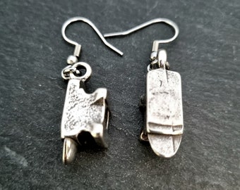 Anvil Earrings · Strong Gift · Anvil Pendant · Forged in the Fire · Anvil Charm · Girlfriend Gift· Gift for Mom· Unique earrings · Wod & Fit