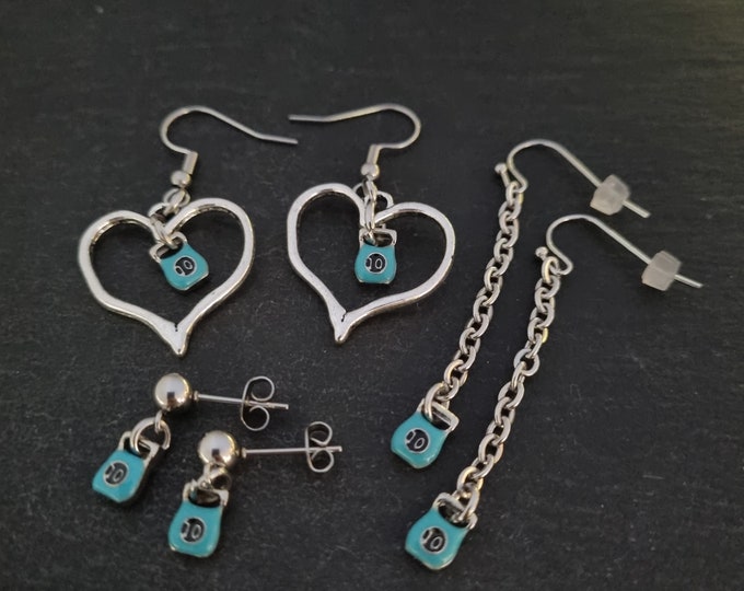 Fitness Earrings Kettlebell · Gym Gift · Fitness Jewels · Girlfriend gifts · Mom Giift  ·Bff Gifts · Fitness Earrings · Fit Girl ·Wod & Fit