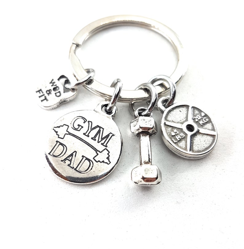 Couple Keychain Gym Mom /& Gym Dad,Dumbbell,Weight Plate.Custom Name,Dedication,Fitness,Gym,Parents gift,Mom and Dad gift,Dad and Mom Keyring