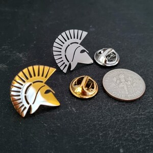 the 300 Spartans Pin - Spartan Lapel Pin - Spartan Brooch for men - Spartan Helmet - Warrior Pin for Jacket - Gift for dad · Veteran Gift image 16