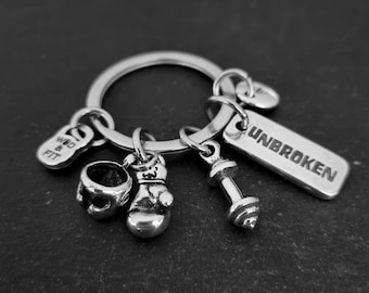 Custom Coach Gift: Personalized Boxing Glove Keychain - Perfect MMA UFC Enthusiast Present - Unique Kickboxing · Gym Coach Gift ·Wod & Fit
