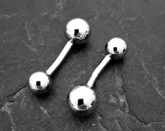 Gym Cufflinks Old Style Dumbbell · Coach Gift · Dad Gift · Boyfriend Gift · wedding cufflinks · Man Gift · Birthday gift · Fitness·Wod & Fit