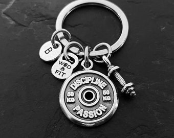 Gym Keyring Power Snatch Workout Motivation gift · Weight Plates · Barbell Gift · Weight lifting · Fitness Gift · Bodybuilding ·Wod & Fit