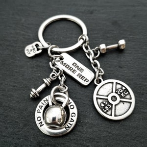 Gym Gift Custom Keychain Annie Workout 45lbs · Personalized gift ·Gym Gifts- BFF Gift ·Weight Lifting ·Workout gifts ·Custom gifts Wod & Fit