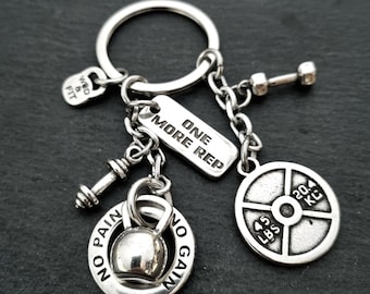 Gym Gift Custom Keychain Annie Workout 45lbs · Personalized gift ·Gym Gifts- BFF Gift ·Weight Lifting ·Workout gifts ·Custom gifts Wod & Fit