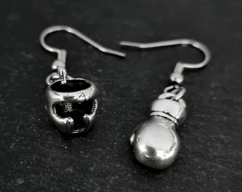 Punch Up Your Look with these Boxing Gloves Earrings - Headgear · Ideal Boxer GiftBoxing Earrings -Boxer Gift -UFC Gift - MMA Gift Wod & Fit