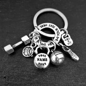 Llavero Fitness Hybrid Personalizado Nombre Fecha | Regalo Runner Gym Functional Fitness Race Mancuerna Kettlebell Timer Clock Wod & Fit