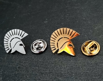 the 300 Spartans Pin - Spartan Lapel Pin - Spartan Brooch for men - Spartan Helmet - Warrior Pin for Jacket - Gift for dad · Veteran Gift