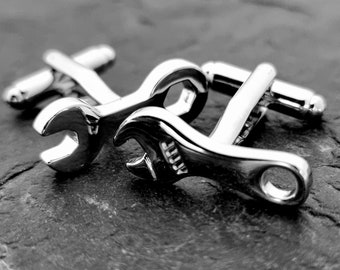 Mechanic Key Cufflinks · Boyfriend Gift · built not bought· Mechanic Tools · Mechanic Keys - Mechanic tools Wedding Gift · Mechanic Gift ·