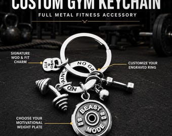 GYM Gift Custom Keychain AMRAP Workout. Bent Barbell Bodybuilding - Gym Gifts-  Weightlifetr Keychain - Fitness Gift - Gym Gift · Wod & Fit
