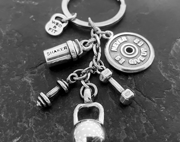 Gym Keychain · Kettlebell Protein Shaker · Motivation Weight Plate · Bodybuilding Gift · Gym Gifts · Fitness · Best Coach Gift · Wod & Fit