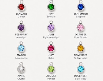 Birth Stone charm stainless steel for personalizing necklaces,bracelets,Living Locket,Rhinestone charms, birthstone charms,Pendants Jewelry
