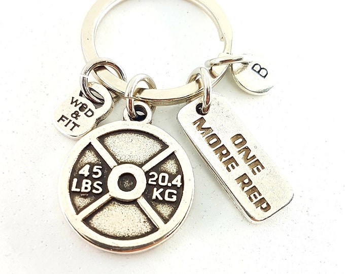 Gym Custom Keychain Weight Plate Motivation Weight Lifting · Personalized Gift · Weight Loss· Bff Gifts ·Boyfriend Gift ·Name Gift·Wod & Fit