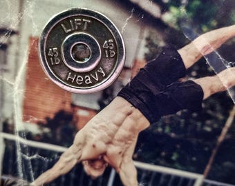 Gym Weigth Plate Lift Heavy Magnets -Gym Gift · fitness Gift -Gym Rat · Weight Lifting -Metal blackboard magnet · fridge magnets  Wod & Fit
