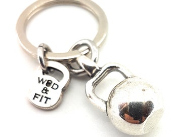 Gym Keyring Kettlebell Gym Gifts · Weight loss · Fitness gifts · gift for friends · Dad Gift · best friend gift · Coach Gift · Wod & Fit